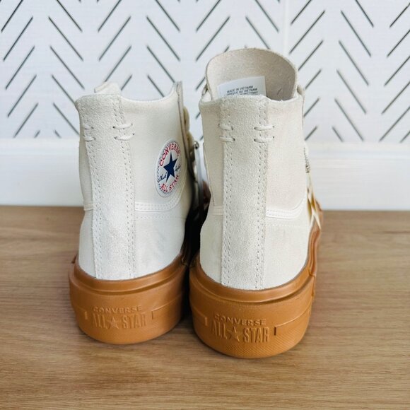 ⭐Converse Chuck Taylor All Star Women shoes Sz 7.5 Cruise Egret HI Suede A09088C - Picture 7 of 10